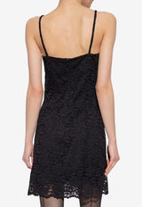 Dolce & Gabbana Cordonetto Lace Mini Dress Black F6BHJT FLM9B-N0000
