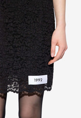 Dolce & Gabbana Cordonetto Lace Mini Dress Black F6BHJT FLM9B-N0000