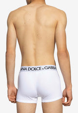 Dolce & Gabbana Logo Waistband Boxers - Set of 2 White M9D70J ONN97-W0800