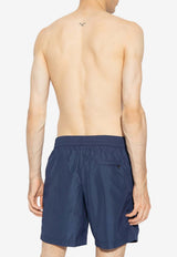 Dolce & Gabbana Logo Plaque Swim Shorts Navy M4E45T ONO06-B0310