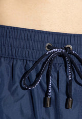 Dolce & Gabbana Logo Plaque Swim Shorts Navy M4E45T ONO06-B0310