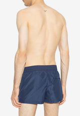 Dolce & Gabbana Logo Plaque Swim Shorts Navy  M4E48T ONO06-B0310