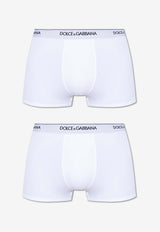 Dolce & Gabbana Branded Boxers - Set of 2 White M9C07J ONN95-W0800