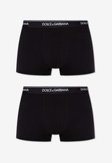 Dolce & Gabbana Branded Boxers - Set of 2 Black M9C07J ONN95-N0000