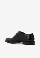 Dolce & Gabbana Glossy Leather Derby Shoes Black A10793 A1037-80999