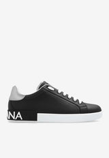 Dolce & Gabbana Portofino Low-Top Sneakers Black CS2216 AH527-8B979
