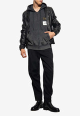 Dolce & Gabbana Leather Zip-Up Jacket Black G9ZY5L HULR0-N0000