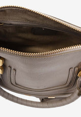 Chloé Small Marcie Calf Leather Top Handle Bag Gray CHC22AS628 I31-053