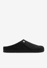 Birkenstock Zermatt Rivet Shearling Slides Gray 1015084 0-ANTHRACITE