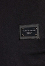 Dolce & Gabbana Logo Plaque Crewneck T-shirt Black G8PT1T G7F2I-N0000
