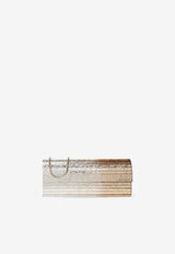 Jimmy Choo Sweetie Dégradé Glittered Clutch Metallic SWEETIE TDG-ROSE GOLD GOLD SILVER