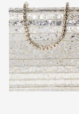 Jimmy Choo Sweetie Dégradé Glittered Clutch Metallic SWEETIE TDG-ROSE GOLD GOLD SILVER