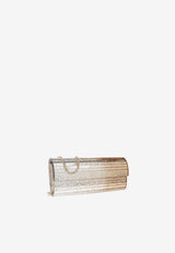 Jimmy Choo Sweetie Dégradé Glittered Clutch Metallic SWEETIE TDG-ROSE GOLD GOLD SILVER