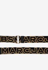 Marc Jacobs Thin Outline Logo Webbing Strap Black 2S3SST002S02 0-007