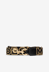 Marc Jacobs Thin Outline Logo Webbing Strap Black 2S3SST002S02 0-007