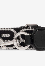 Marc Jacobs Thin Outline Logo Webbing Strap Black 2S3SST002S02 0-018