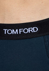 Tom Ford Logo Waistband Briefs Navy T4LC11040 0-412