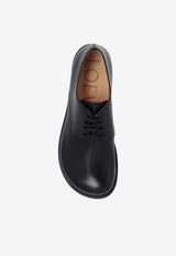 Loewe Leather Derby Shoes Black M815284X02 0-BLACK