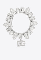 Rhinestone Embellished Ear Cuff
