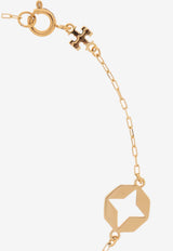 Tory Burch Forget Me Not Logo Bracelet Gold 153713 0-720
