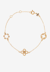 Tory Burch Forget Me Not Logo Bracelet Gold 153713 0-720
