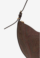 Etro Medium Arnica Paisley Jacquard Hobo Bag Brown WP1I0001 AA001-M0019