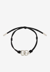 Dolce & Gabbana DG Logo Brass Bracelet Black WBP5L1 W1111-N0012
