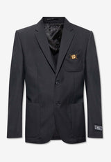 Single-Breasted Wool Blazer