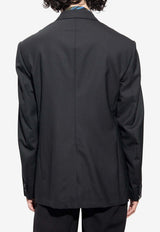 Single-Breasted Wool Blazer