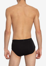 Tom Ford Logo Waistband Briefs - Set of 2 Black T4XC11040 0-002