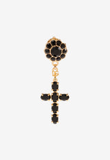 Dolce & Gabbana Cross Clip-On Earrings Gold WEQ4S3 W1111-N0011
