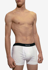 Tom Ford Logo Waistband Boxers White T4LC31040 0-100