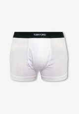 Tom Ford Logo Waistband Boxers White T4LC31040 0-100