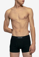 Tom Ford Logo Waistband Boxers Black T4LC31040 0-002