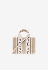 Chloé Mini Woody Handbag Beige CHC22AP237 I26-6J5