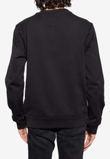 Dolce & Gabbana Logo Plaque Crewneck Sweatshirt Black G9ABJT G7F2G-N0000