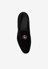 Medusa Velvet Loafers
