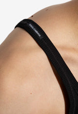 Dolce & Gabbana Ribbed Crewneck Tank Top Black G8PA8T FU7AV-N0000