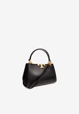 Tory Burch Mini Eleanor Calf Leather Shoulder Bag Black 154816 0-001