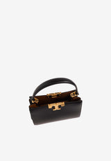 Tory Burch Mini Eleanor Calf Leather Shoulder Bag Black 154816 0-001