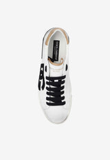 Dolce & Gabbana Portofino Vintage Low-Top Sneakers White CS2203 AO326-8G022