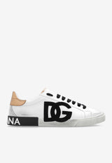 Dolce & Gabbana Portofino Vintage Low-Top Sneakers White CS2203 AO326-8G022