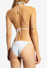 Dolce & Gabbana DG Logo Tie Bikini Briefs White DÓŁ O2A01J ONO12-W0800