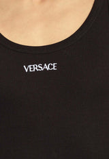 Logo-Embroidered Ribbed T-shirt
