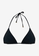 Dolce & Gabbana Halterneck Bikini Top Black GÓRA O1A00J ONO12-N0000