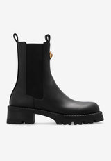 Medusa Leather Chelsea Boots
