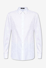 Floral-Print Formal Shirt