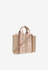 Chloé Small Woody Tote Bag Beige CHC23AS397 L17-26Y
