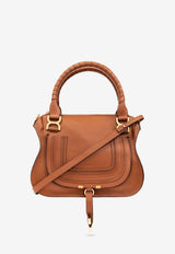 Chloé Medium Marcie Calf Leather Shoulder Bag Brown CHC22AS660 I31-25M