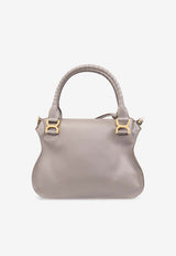 Chloé Medium Marcie Calf Leather Shoulder Bag Gray CHC22AS660 I31-053